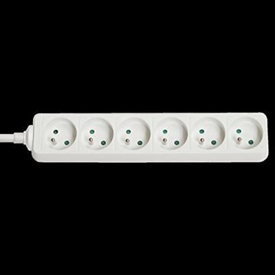 Lindy 73125 Binnen 6AC outlet(s) Wit power uitbreiding