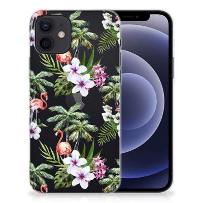 iPhone 12 | 12 Pro (6.1") | TPU Hoesje | Flamingo Palms