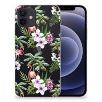 iPhone 12 | 12 Pro (6.1") | TPU Hoesje | Flamingo Palms - thumbnail