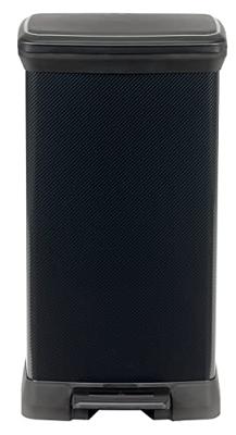 CURVER Decobin Rechthoekige afvalbak - 50 L - Carbon Black CURVER Decobin Rechthoekige afvalbak - 50 L - Carbon Black