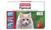 Beaphar FIPROtec tegen Vlooien en Teken Katten - thumbnail
