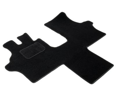 Automatten op maat - zwart stof - Mercedes Vito W638 1996-2003 (voorzijde)