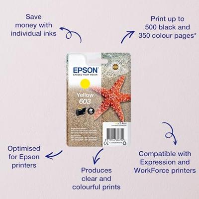 Epson 603 geel - thumbnail