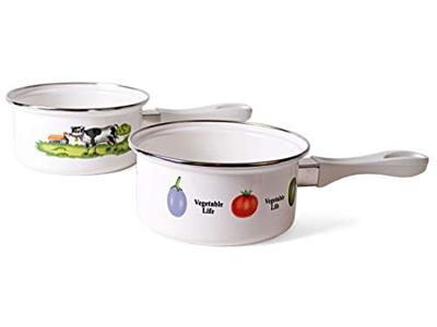 Steelpan - Ø16 cm - geglazuurd - alle warmtebronnen - model Koe
