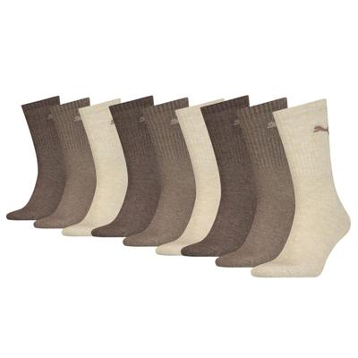 Puma Sportsokken Light Brown Melange 9-pack-47/49
