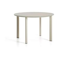 Kave Home Erice tuintafel Ø120 cm Ecru - thumbnail
