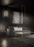 Trio Design wandlampSequence zwart met goud - 241810208 - thumbnail
