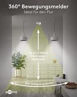 Goobay 96007 bewegingsmelder Passieve infraroodsensor (PIR) Bedraad Wit - thumbnail