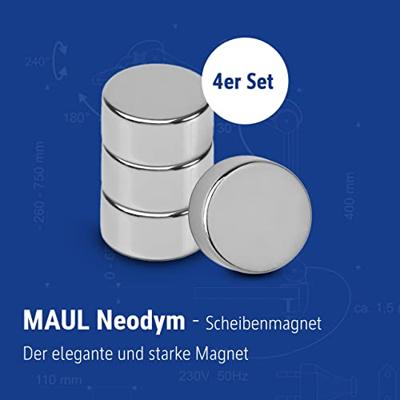 Magneet maul neodymium rond 20x5mm 6.2kg