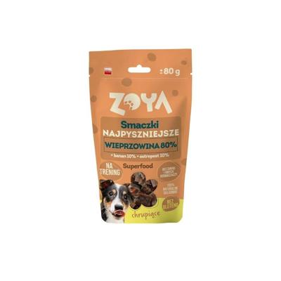 ZOYA Tasty choice Pork - traktatie voor hond - 80g