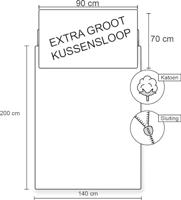 Jurassic World Dekbedovertrek Camp 140 x 200 cm - Katoen - 70 x 90 cm - thumbnail