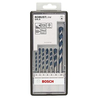 Bosch Accessories CYL-5 2608588167 Carbide Beton-spiraalboren set 7-delig 4 mm, 5 mm, 5 mm, 6 mm, 6 mm, 8 mm, 10 mm Cilinderschacht 1 set(s)
