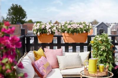 Elho vibia campana flower bridge 60 terra Elho vibia campana flower bridge 60 terra