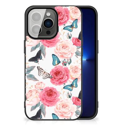 iPhone 13 Pro Bloemen Hoesje Butterfly Roses