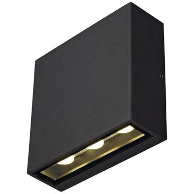SLV BIG QUAD UP/DOWN 1005126 Wandlamp LED vast ingebouwd 8.2 W Antraciet SLV BIG QUAD UP/DOWN 1005126 Wandlamp LED vast ingebouwd 8.2 W Antraciet