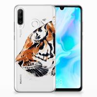 Smartphone hoesje Huawei P30 Lite Watercolor Tiger - thumbnail