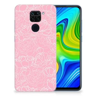 Xiaomi Redmi Note9 | TPU Case | White Flowers