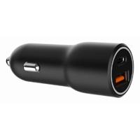 2-poorts USB-auto snellader, Type-C PD, 38 W, zwart - thumbnail