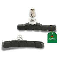 CONTEC remschoen "v-stop" ct brake shoes cartr. v-stop v-brake black - thumbnail