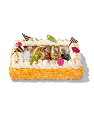 HEMA Fototaart slagroom luxe 16 p.