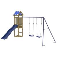 Speelhuis geïmpregneerd grenenhout - thumbnail