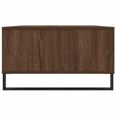 Salontafel 104x60x35 cm bewerkt hout bruineiken