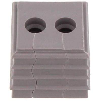 Weidmüller CABTITE SE 2/8 SML GY Dicht-inzetstuk Klem-Ø (max.): 9 mm TPE (geurloos rubbermengsel) Lichtgrijs 10 stuk(s)