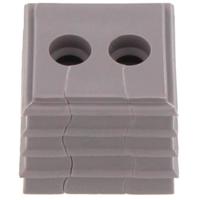 Weidmüller CABTITE SE 2/8 SML GY Dicht-inzetstuk Klem-Ø (max.): 9 mm TPE (geurloos rubbermengsel) Lichtgrijs 10 stuk(s) - thumbnail