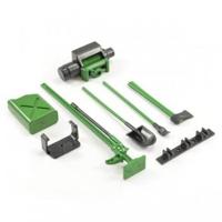 Fastrax Scale 6-Piece Tool Set Green/Black Painted - thumbnail