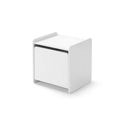 Vipack nachtkastje Kiddy - 1 deur - wit - Leen Bakker