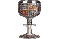 Middeleeuws Wapenschild & Zwaard Decoratieve Kelk - thumbnail