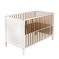 Quax ledikant Nordic 120x60 cm - white & naturel - thumbnail