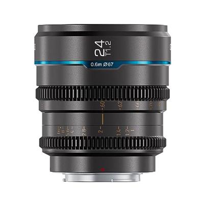Sirui Nightwalker Series 24mm T1.2 S35 Manual Focus Cine Lens M4/3 Mount, gun metal grijs - thumbnail