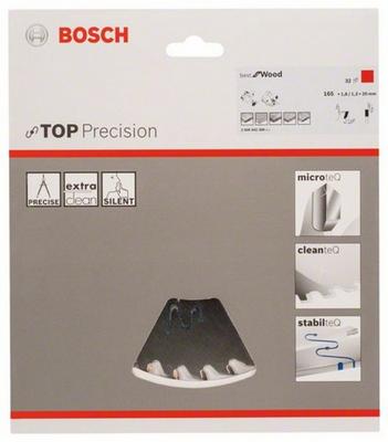 Bosch Professional Cirkelzaagblad voor Hout | Best for Wood | Ø 165mm Asgat 20mm 32T - 2608642386 - thumbnail