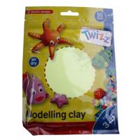 Twizz boetseerklei 50 gram junior 13 x 14 cm lichtgeel - thumbnail