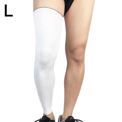 Professionele outdoor sport basketbal voetbal knie pads warme compressie beenbeschermers maat: L