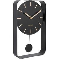 Karlsson Charm Tafel/Wandklok Zwart - thumbnail