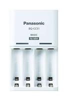 Panasonic eneloop, basislaadapparaat, voor 2/4 NiMH-accu's AA/AAA, inclusief 4 x eneloop AA mignon, min. 1900 mAh, 2100 laadcycli - thumbnail