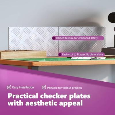 VidaXL Trap tread rechthoekig 2 pcs zilver 30 x 20 cm aluminium