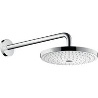 Hansgrohe Raindance Select S hoofddouche 240 2jet met douche-arm, wit/chroom - thumbnail