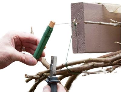 Wikkeldraad dia. 0,7mmx40m 1xgelakt, 1xverzinkt Nature - Nature