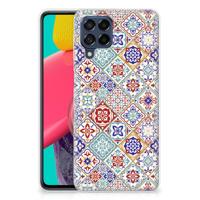 Samsung Galaxy M53 | TPU | Siliconen hoesje | Tiles Color - thumbnail