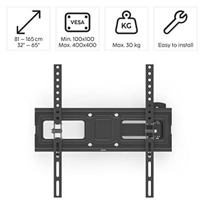 Hama TV-Muurbeugel FULLMOTION 81-165 cm Zwart - thumbnail
