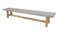Tuinbank Judy met betonlook zitting 250x40x45 cm - thumbnail