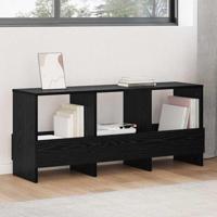 Tijdschrift Rek Zwart Eiken 102 x 30 x 45 cm - thumbnail