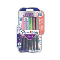 Fineliner Paper Mate Flair Metallic medium blister à 6 stuks - thumbnail