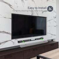 Soundbar Beugel | Sonos® Arc™ | Wand | 10 kg | Vast | ABS / Staal | Zwart - thumbnail