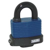 Kasp K13545D Hangslot 63 mm Verschillend sluitend Blauw Sleutelslot - thumbnail