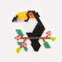 Set van 3 pegboards voor strijkkralen BASIC MEDIUM FOLIA doorzichtig - thumbnail