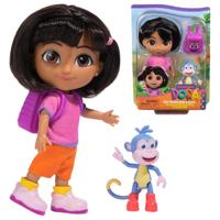 Dora pop met Rugzak en Boots figuur - 15 cm - thumbnail